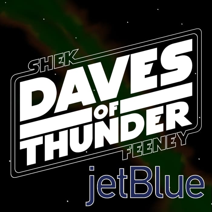 The Dan Penny & JetBlue Letters - Daves of Thunder cover
