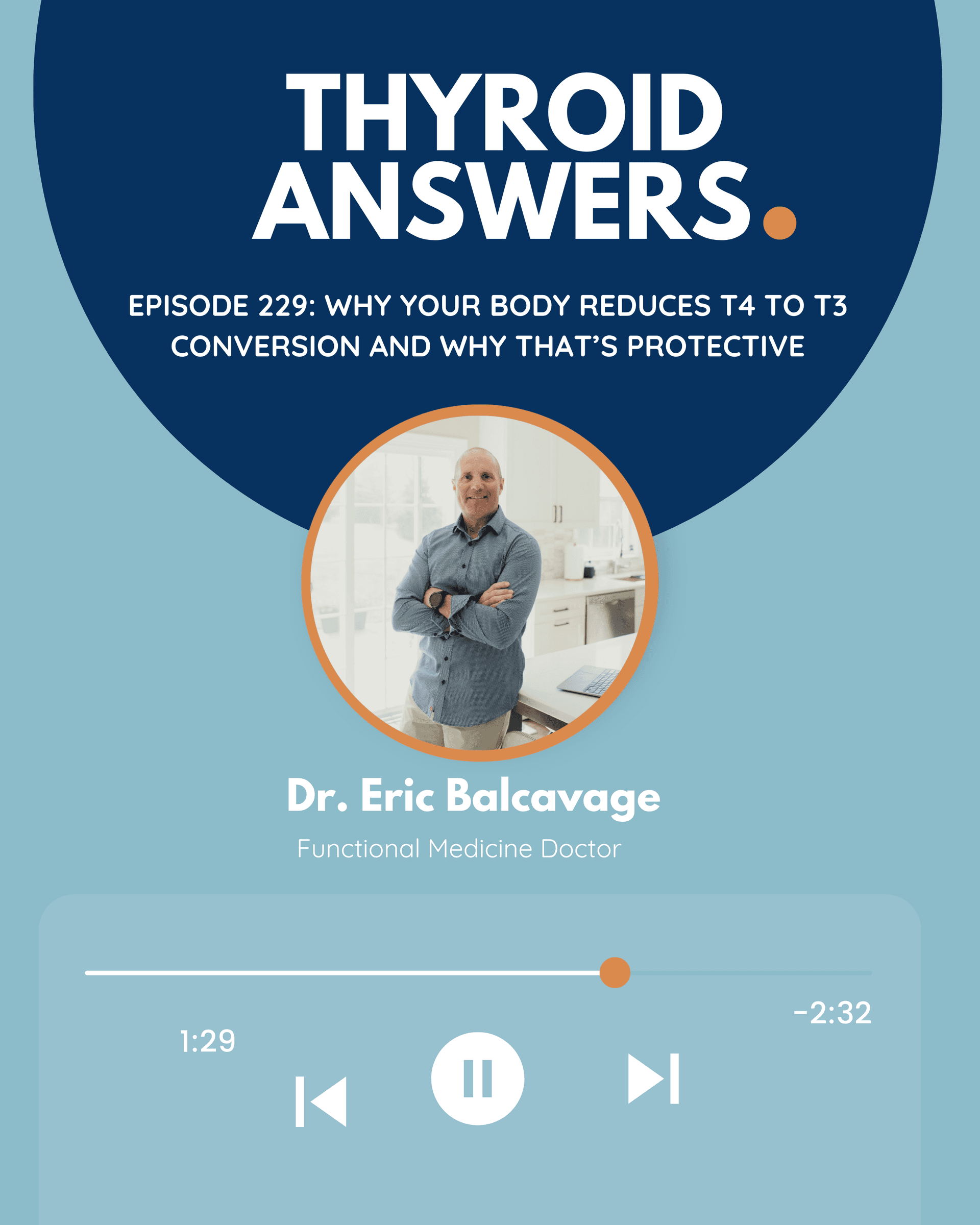 Episode 229: Why Your Body Reduces T4 to T3 Conversion and Why That's Protective - Thyroid Answers Podcast cover