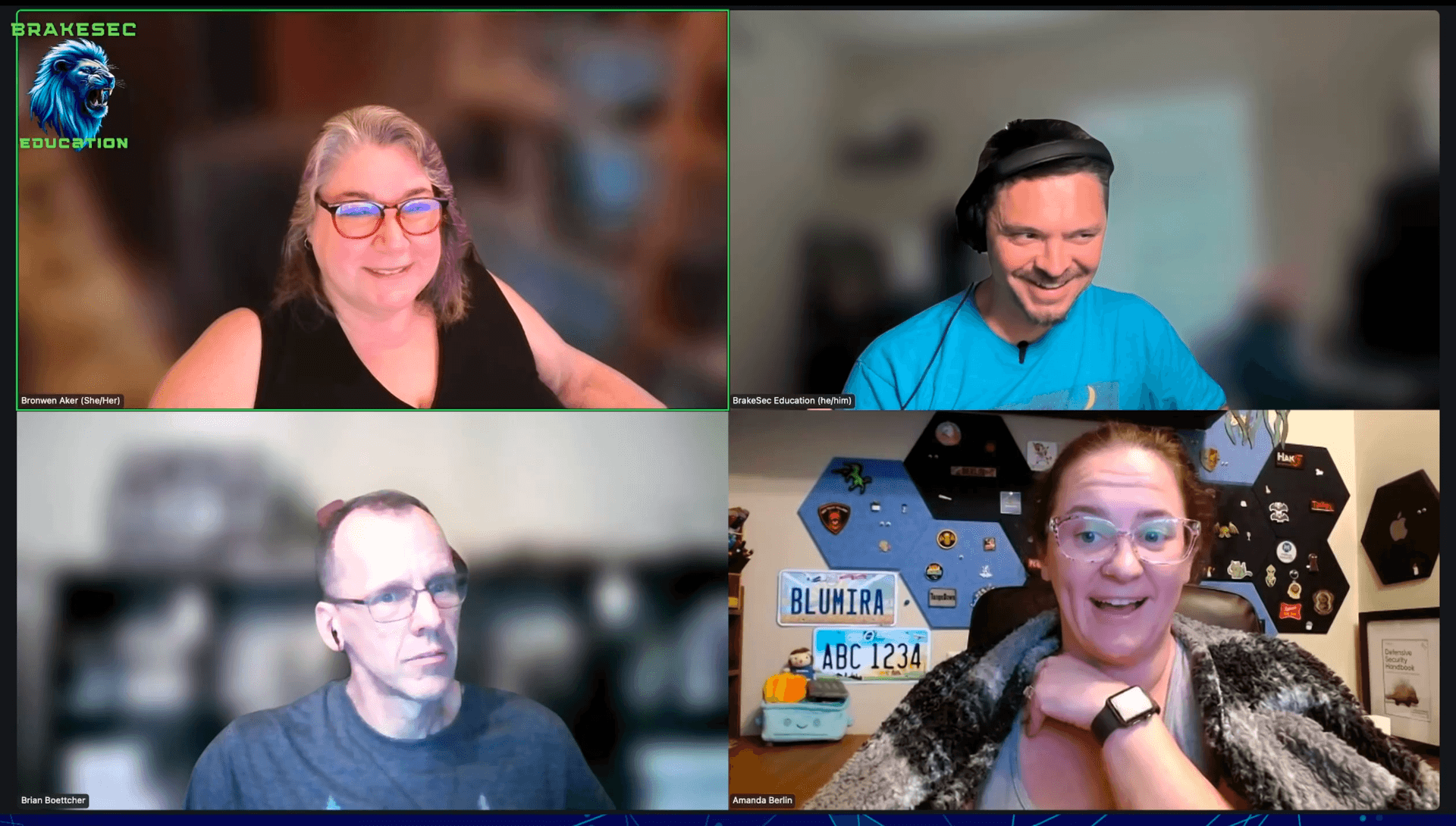 Bronwen Aker - harnessing AI for improving your workflows - BrakeSec Education Podcast cover
