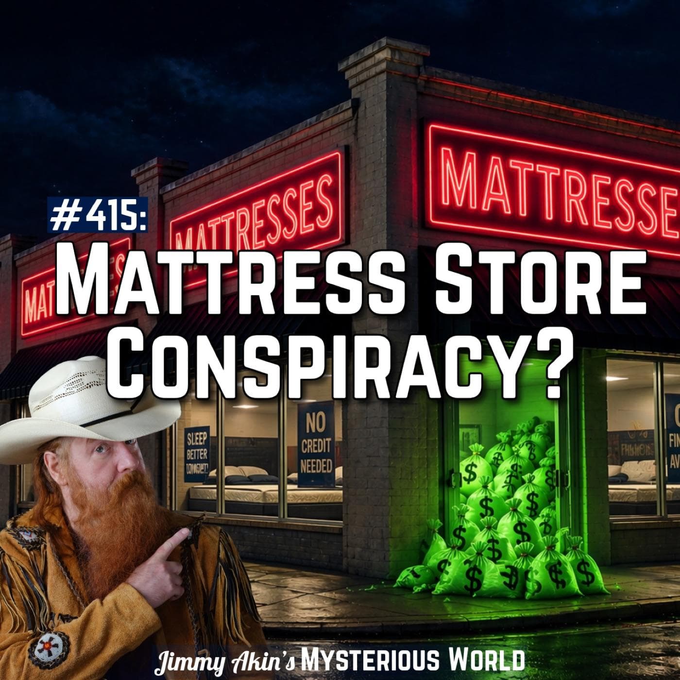 The Mattress Store Conspiracy? - Jimmy Akin's Mysterious World - Jimmy Akin Podcast cover
