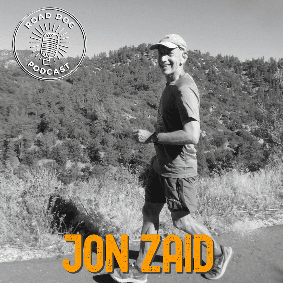 388: Jon Zaid has a Passion for Running - Road Dog Podcast cover