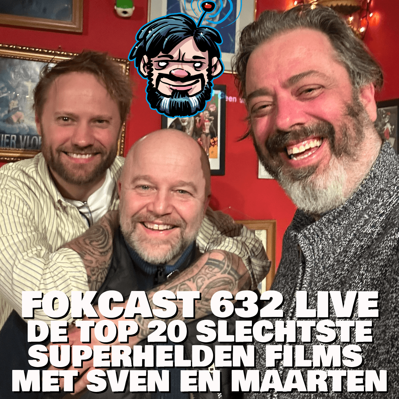 FOKCAST 632: LIVE: Sven, Maarten en de allerslechtste superhelden films. - FOKCAST cover