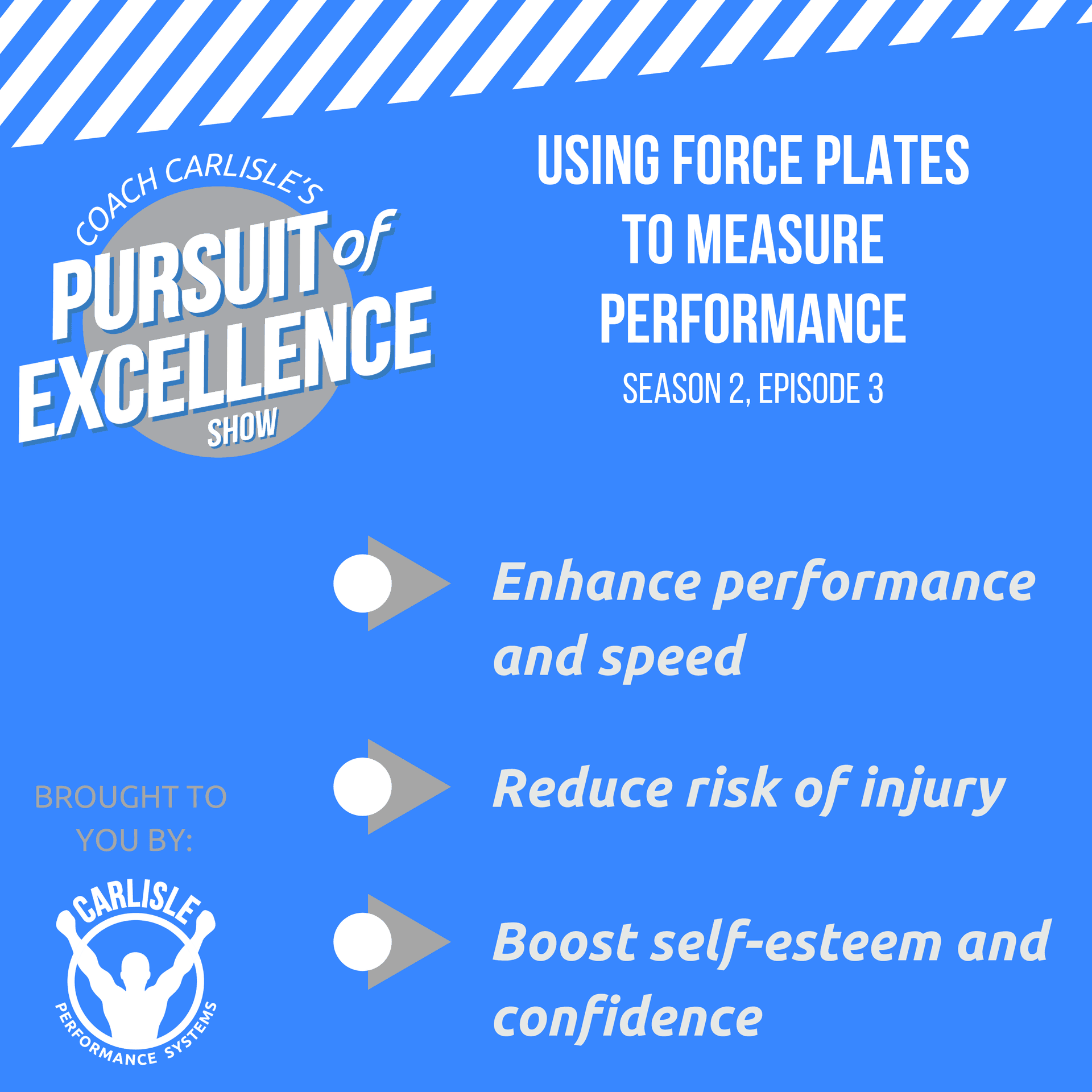 Using Force Plates to Measure Performance — Coach Carlisle's "Pursuit of Excellence Show" cover