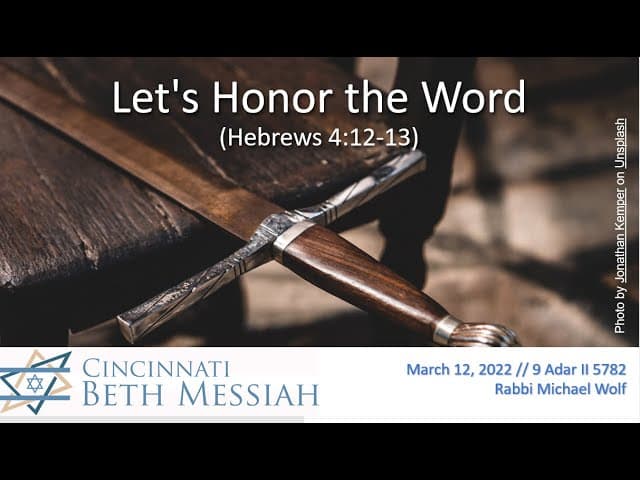 Let's Honor the Word - Beth Messiah Cincinnati podcast cover