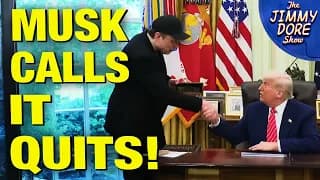 Here’s Why Elon QUIT DOGE & Left Washington D.C.! - The Jimmy Dore Show cover