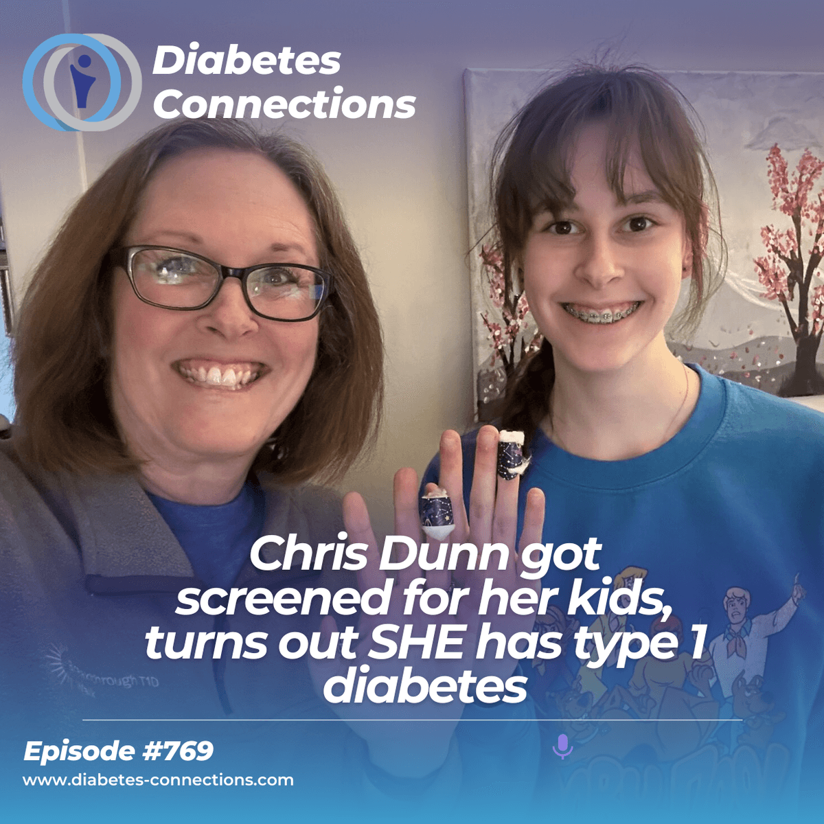 Chris Dunn got screened for her kids, turns out SHE has type 1 diabetes - Diabetes Connections | Type 1 Diabetes cover