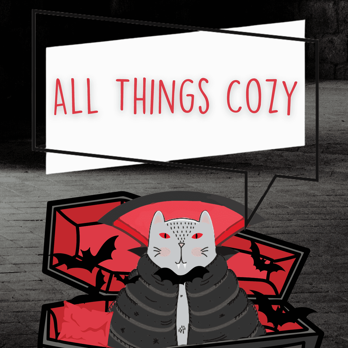 179 - Comfort in the Coffin: Cozy Vampires - All Things Cozy cover
