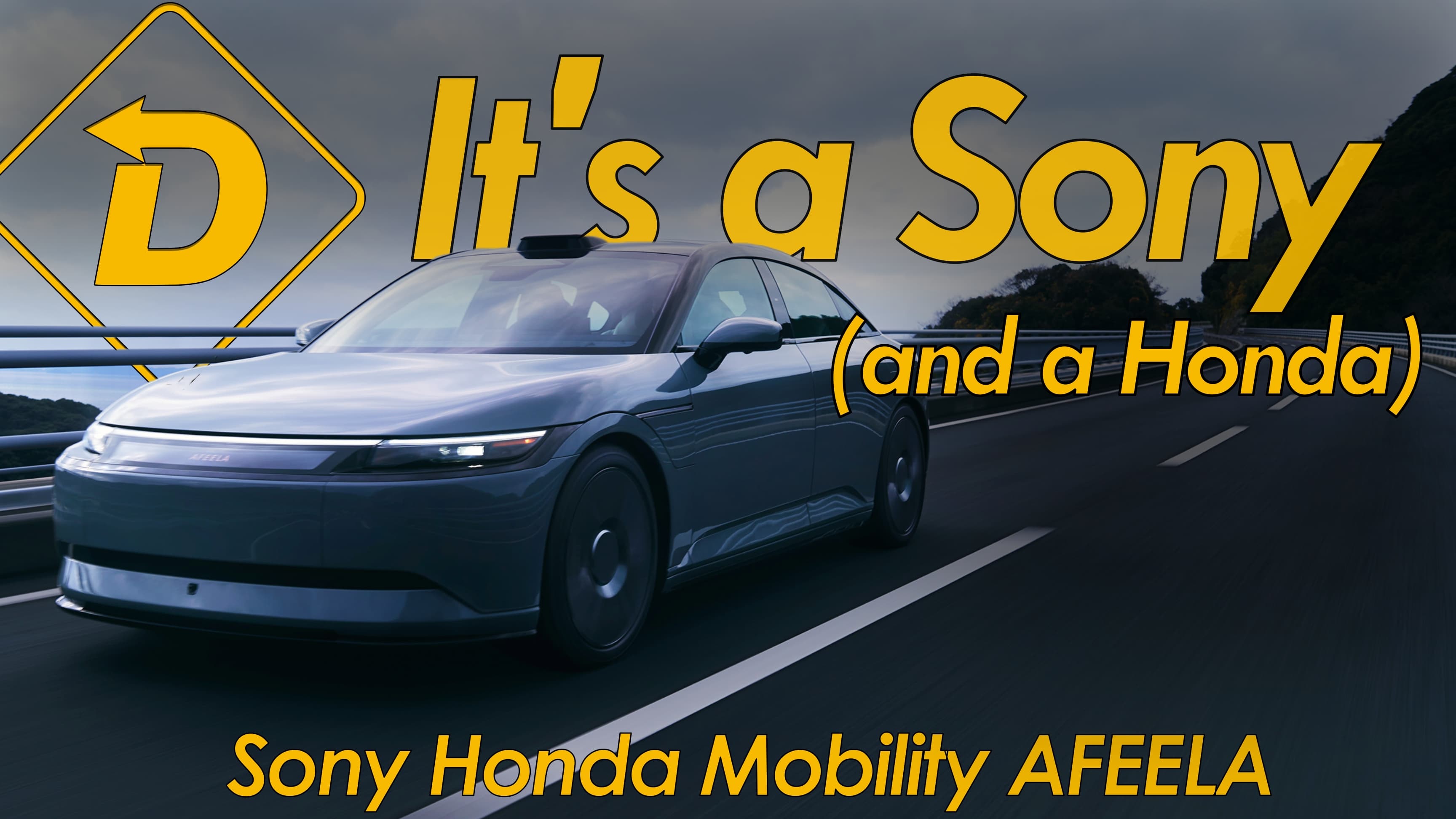 The AFEELA is a Sony. And a Honda. With Some Help From Amazon. - Driven Car Reviews cover