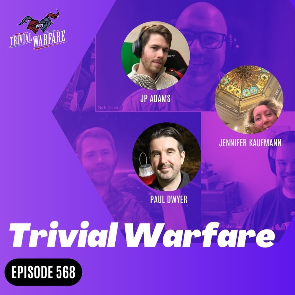 TW568 - I'm a Gluten Heavy Baker - Trivial Warfare Trivia cover