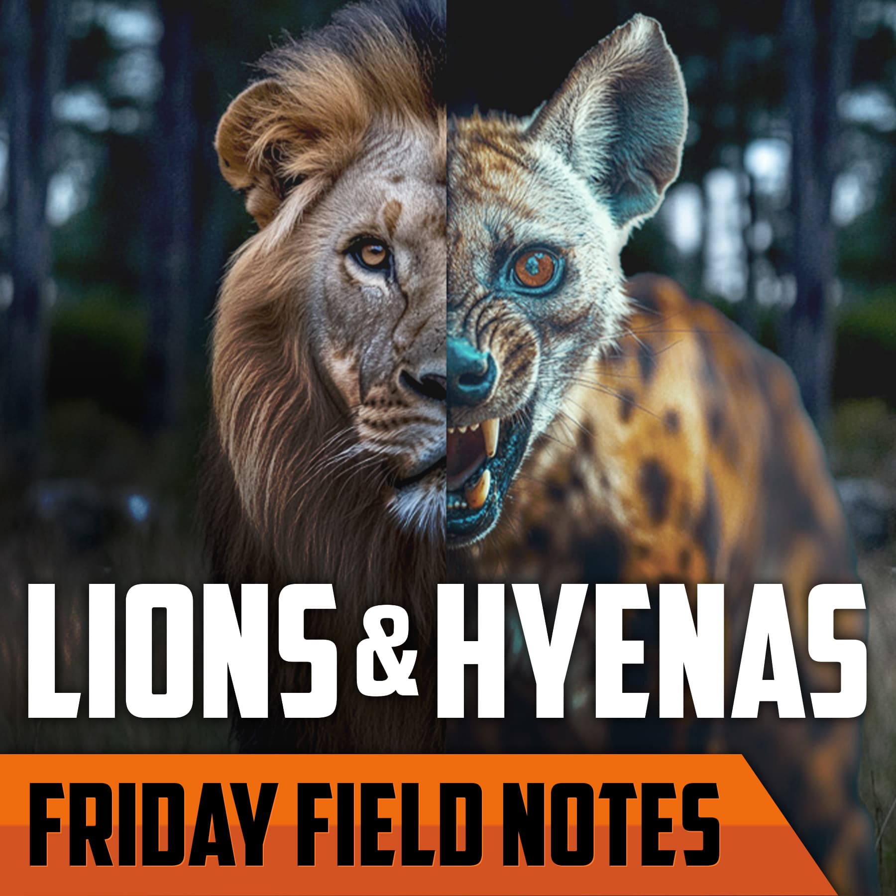 Lions and Hyenas | FRIDAY FIELD NOTES - Order of Man cover