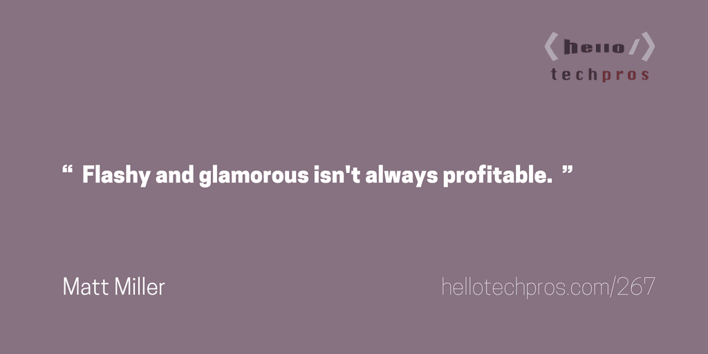 Sticking to Profits with Vending Machines — Matt Miller - People Friday | Hello Tech Pros cover