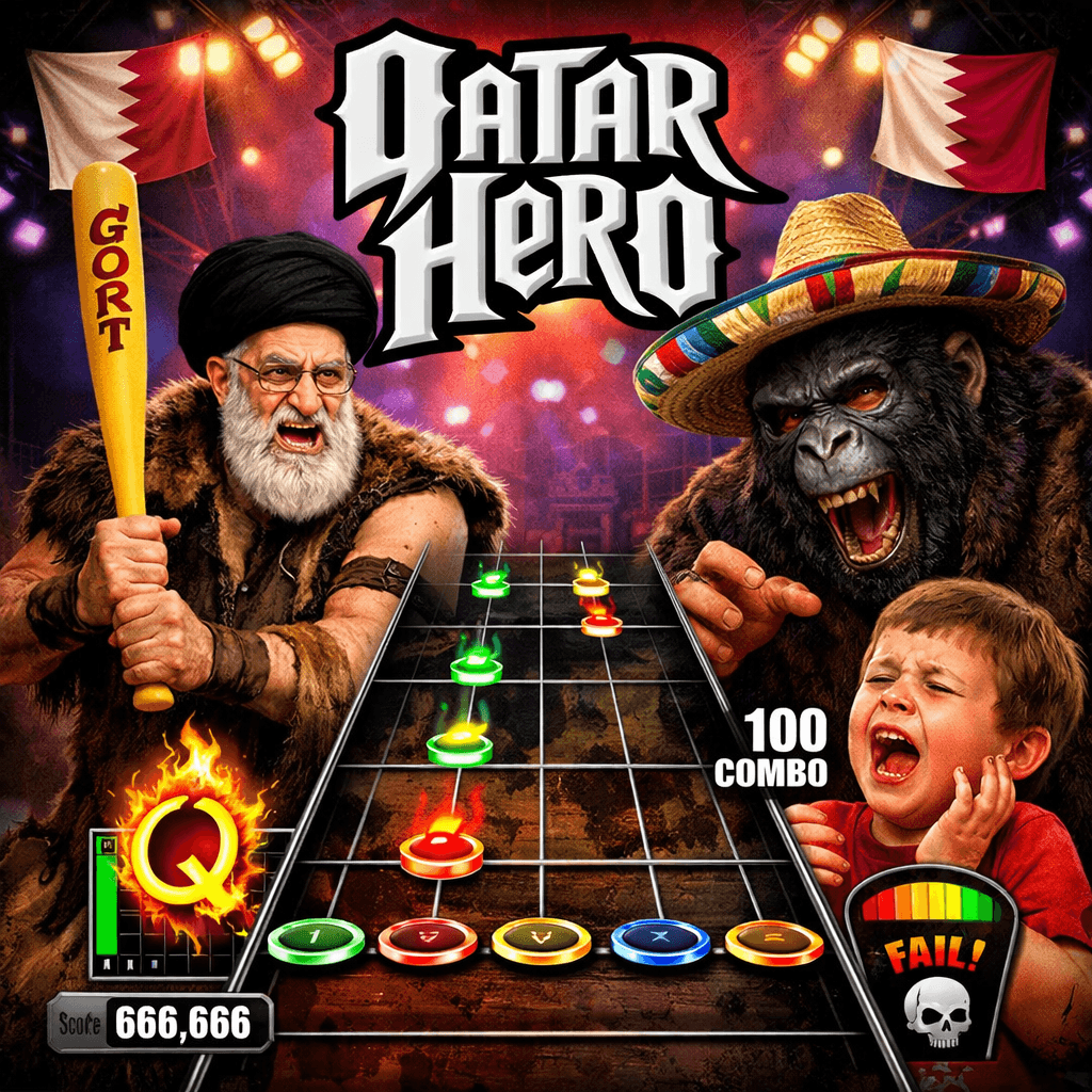 Qatar Hero - Questionable Material with Jack & Brian cover