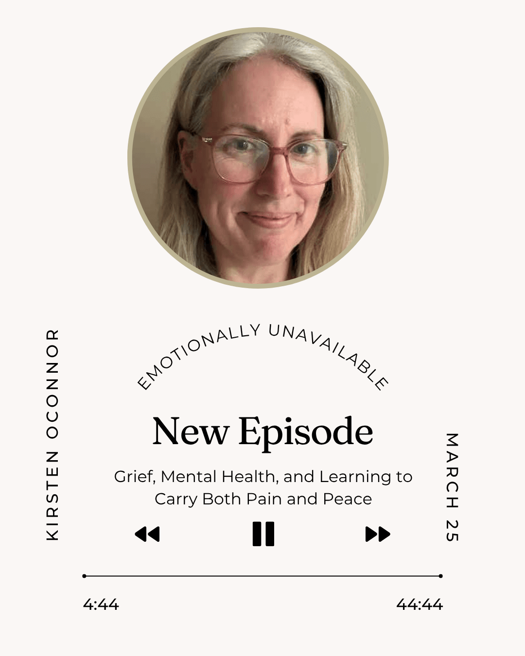 Grief, Mental Health, and Learning to Carry Both Pain and Peace (Trigger warning for discussion of Suicide) — Emotionally Unavailable cover