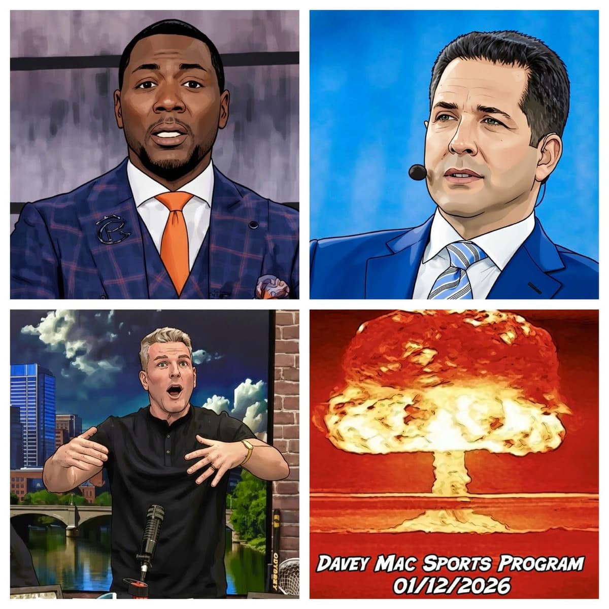 The Good, The Bad & The ESPN (01/12/2026) - Davey Mac Sports Program cover