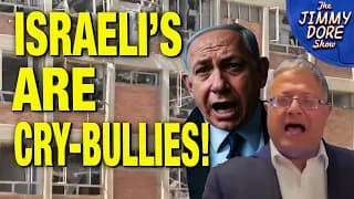 Zionist Sociopaths Whine When THEIR Hospital Is Attacked! — The Jimmy Dore Show cover