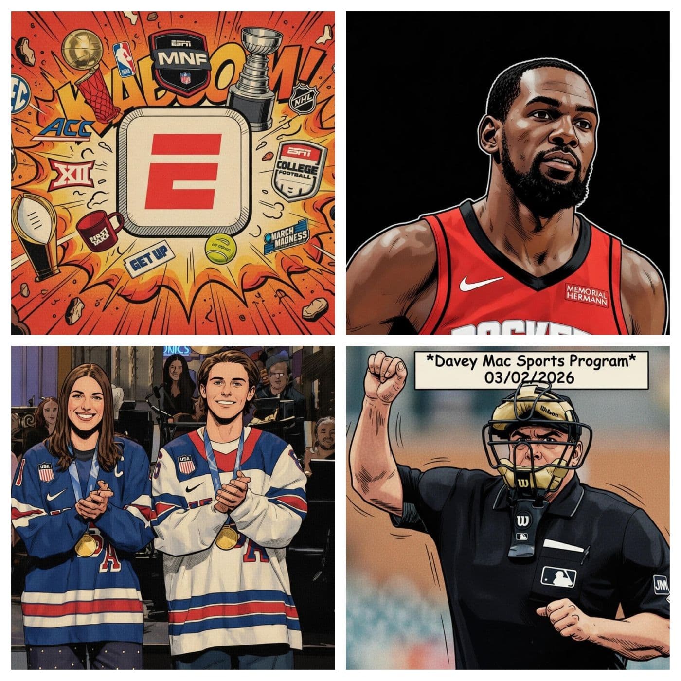 Another Day, Another ESPN Disgrace (03/02/2026) - Davey Mac Sports Program cover