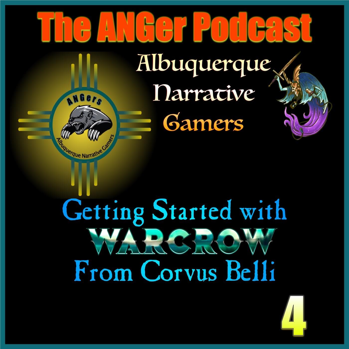 Getting started with Warcrow from Corvus Belli - The ANGer Show - Albuquerque Narrative Gamers cover