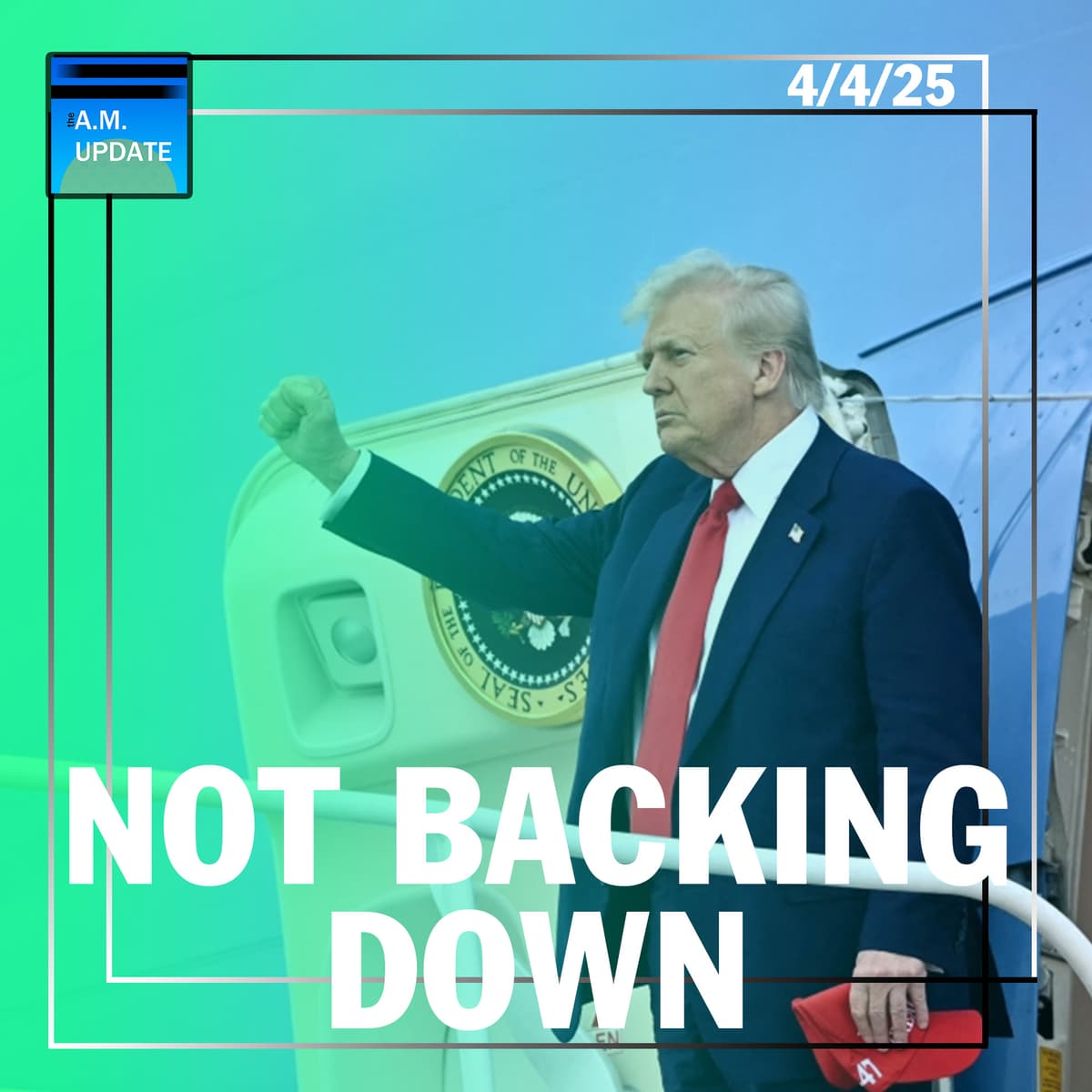 POTUS Seems Relaxed | AOTMA: Most Embarrassing Behind-the-Scenes Moment | 4/4/25 - The A.M. Update cover