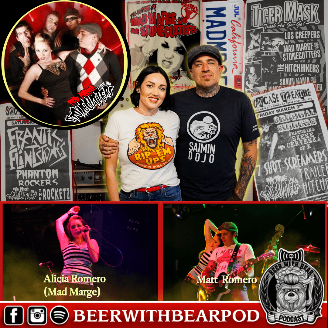 Episode 91 with Mad Marge and Matt Romero from the band "Mad Marge" — Beer With Bear cover