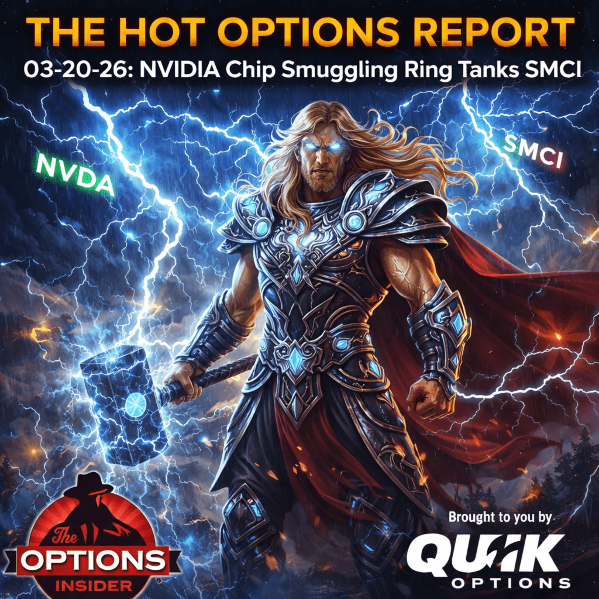 The Hot Options Report: 03-20-26 - The Options Insider Radio Network cover