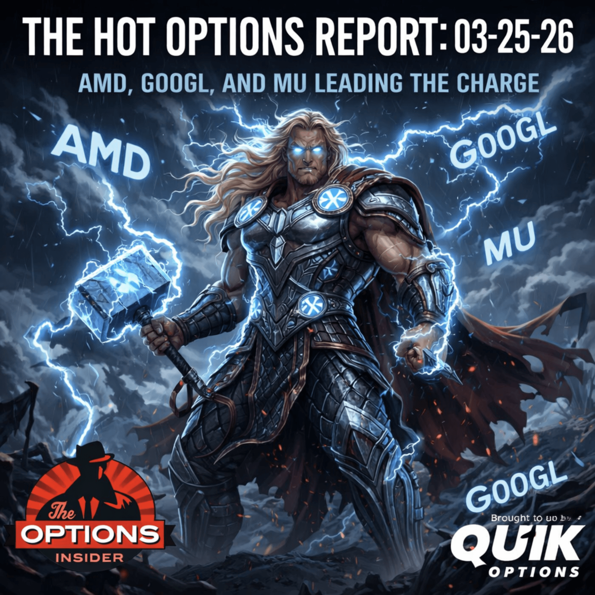 The Hot Options Report: 03-25-26 - The Options Insider Radio Network cover