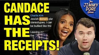 Candace Owens Reveals Charlie Kirk's Anti-Israel Texts! - The Jimmy Dore Show cover