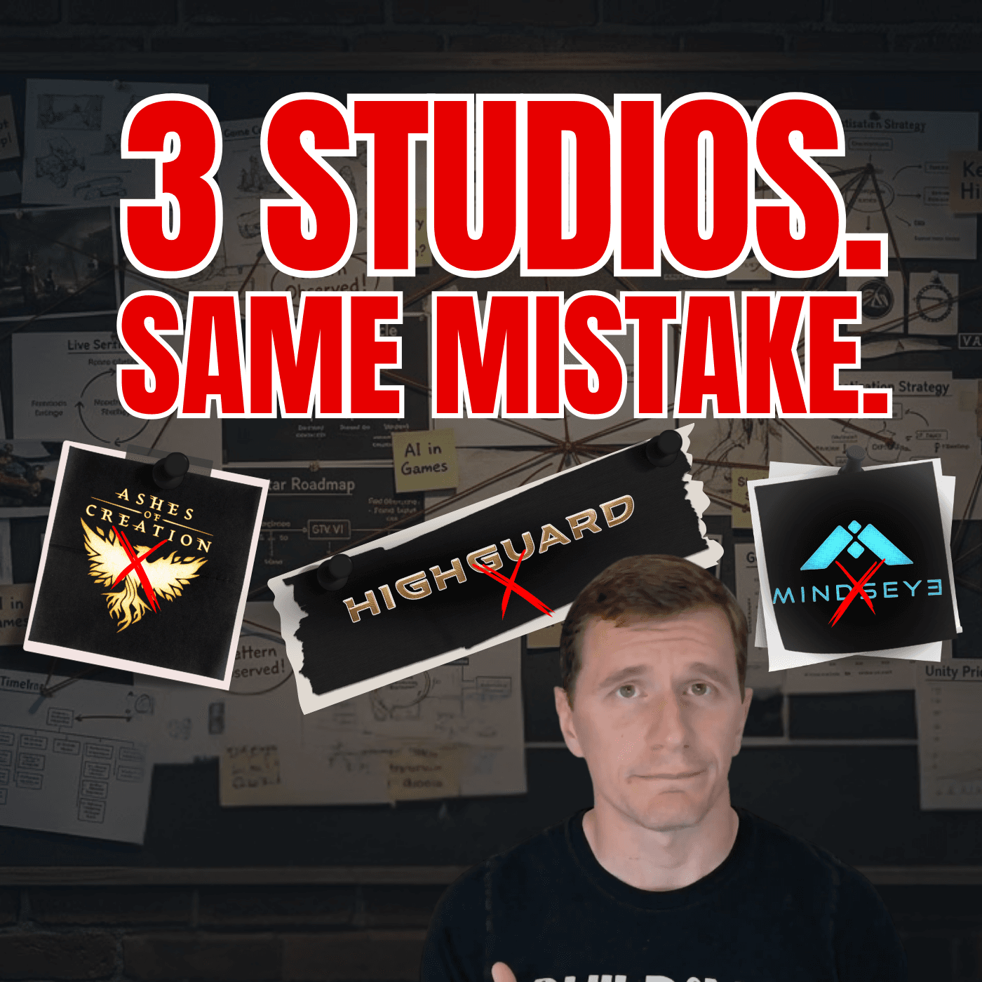 E120: The Hidden Pattern Behind 3 AAA Studio Collapses - Building Better Games cover