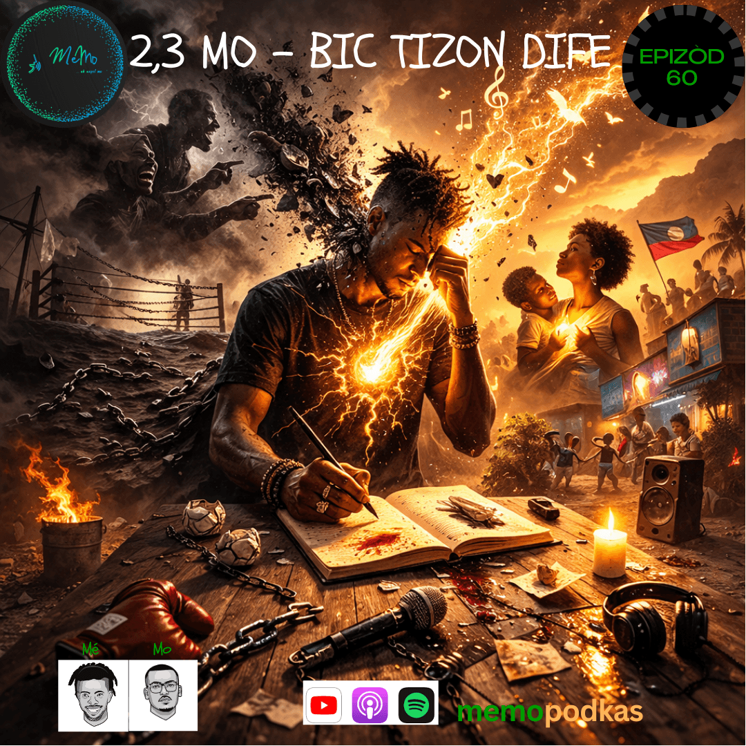 Epizòd 60 - 2,3 mo - BIC Tizon Dife - Memo Pòdkas cover