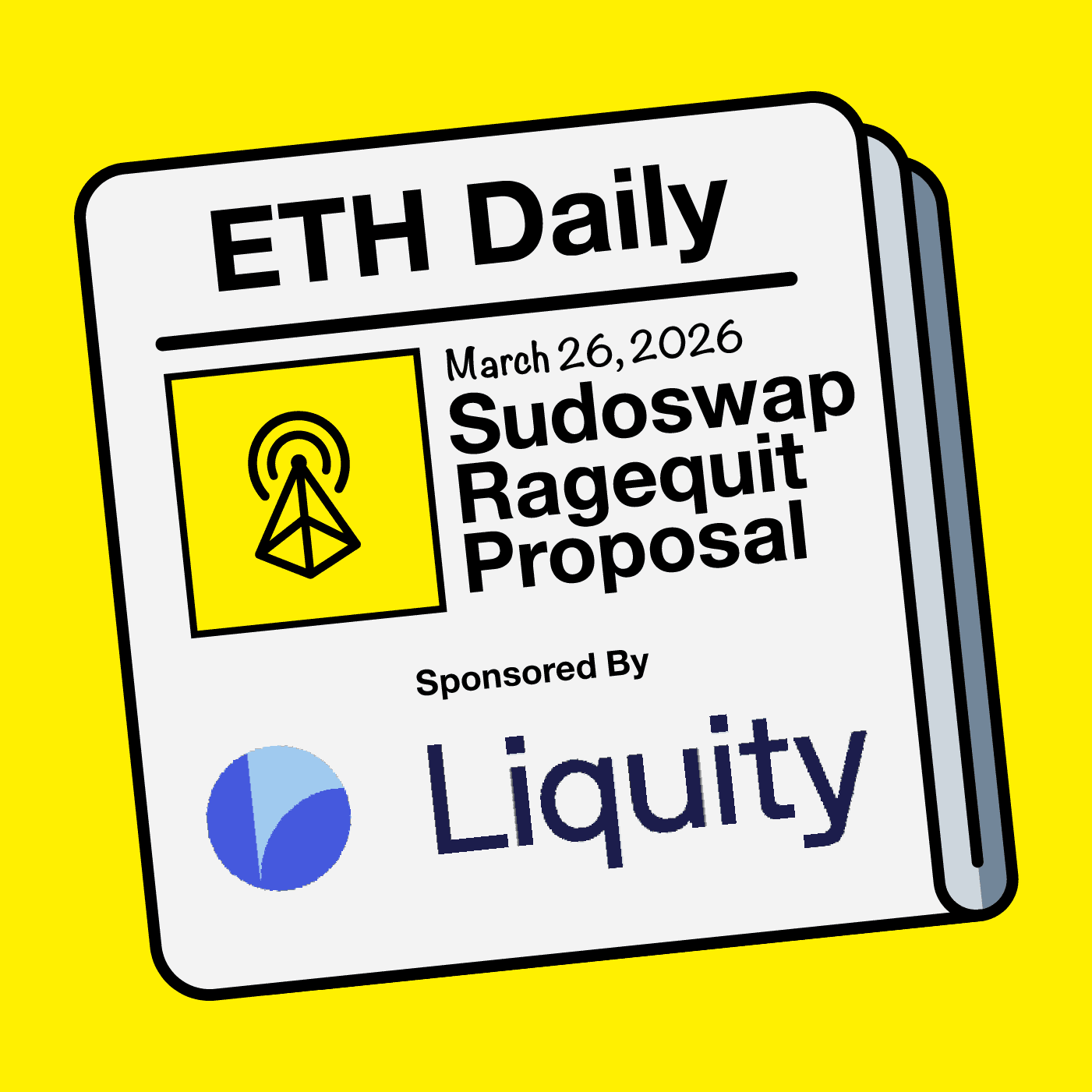 Sudoswap Proposes SUDO Ragequit - ETH Daily - Ethereum News Briefing cover