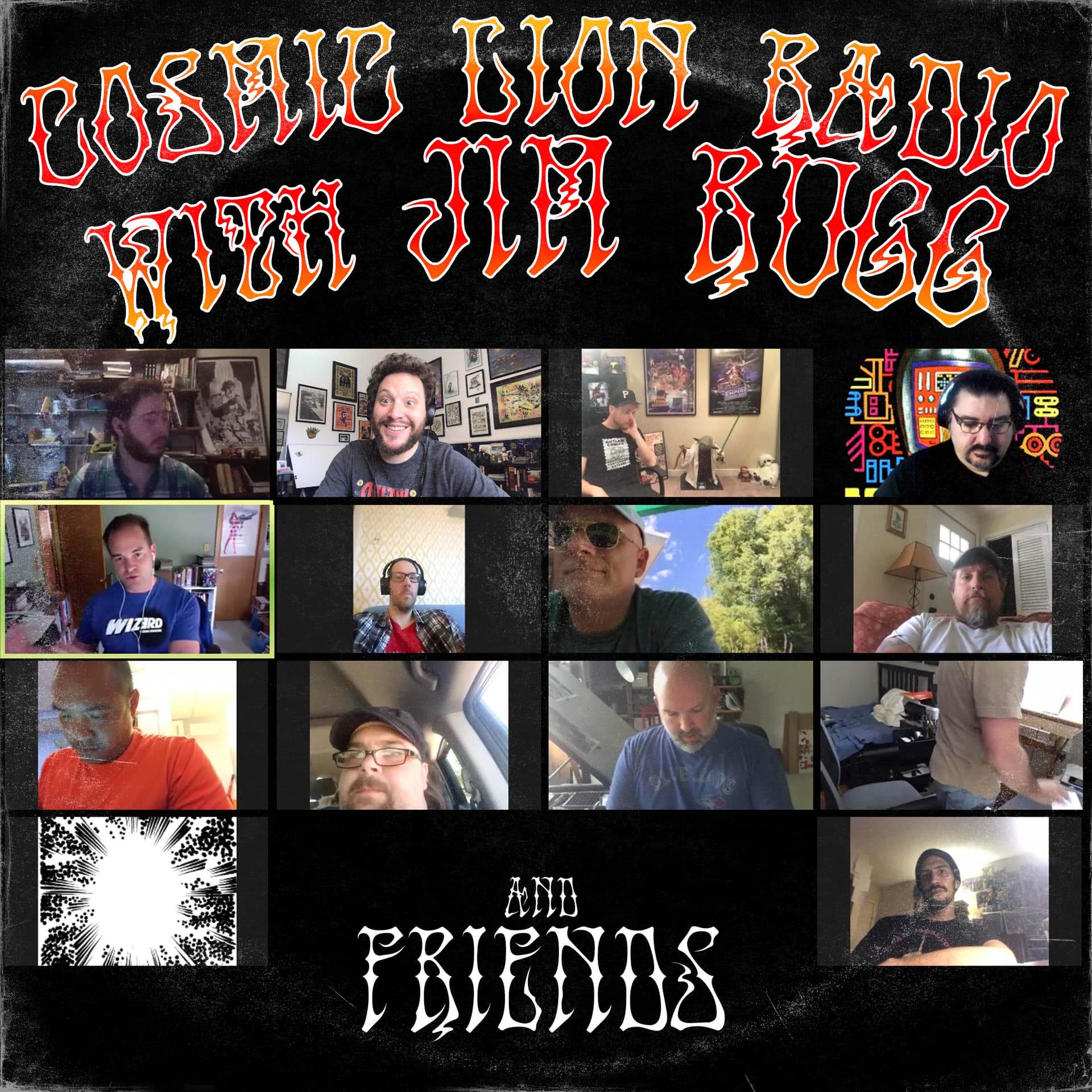#56 Town Hall with Jim Rugg and Friends - Cosmic Lion Radio cover