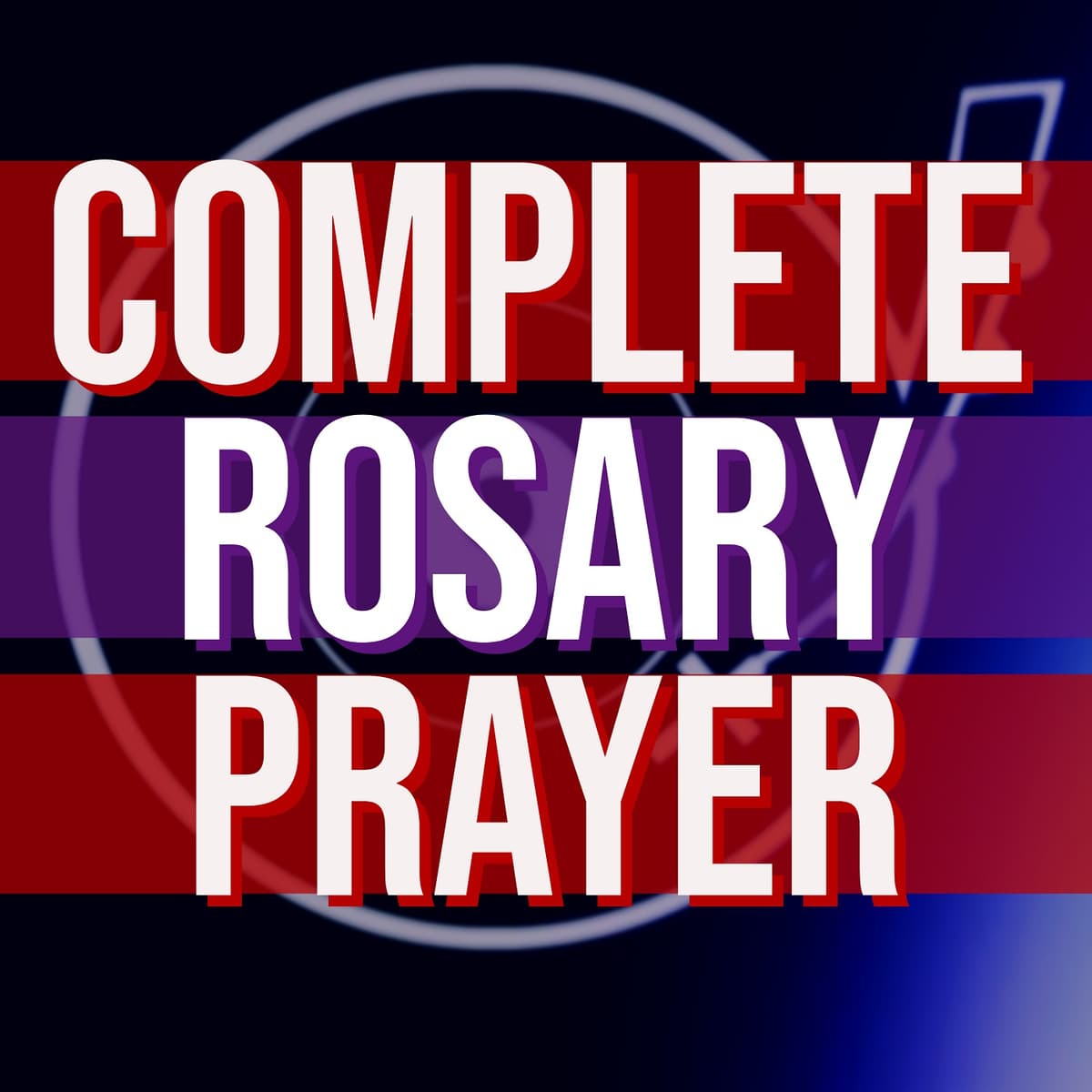1 Hour Rosary - COMPLETE ROSARY PRAYER - SPOKEN ONLY - A Rosary Companion cover