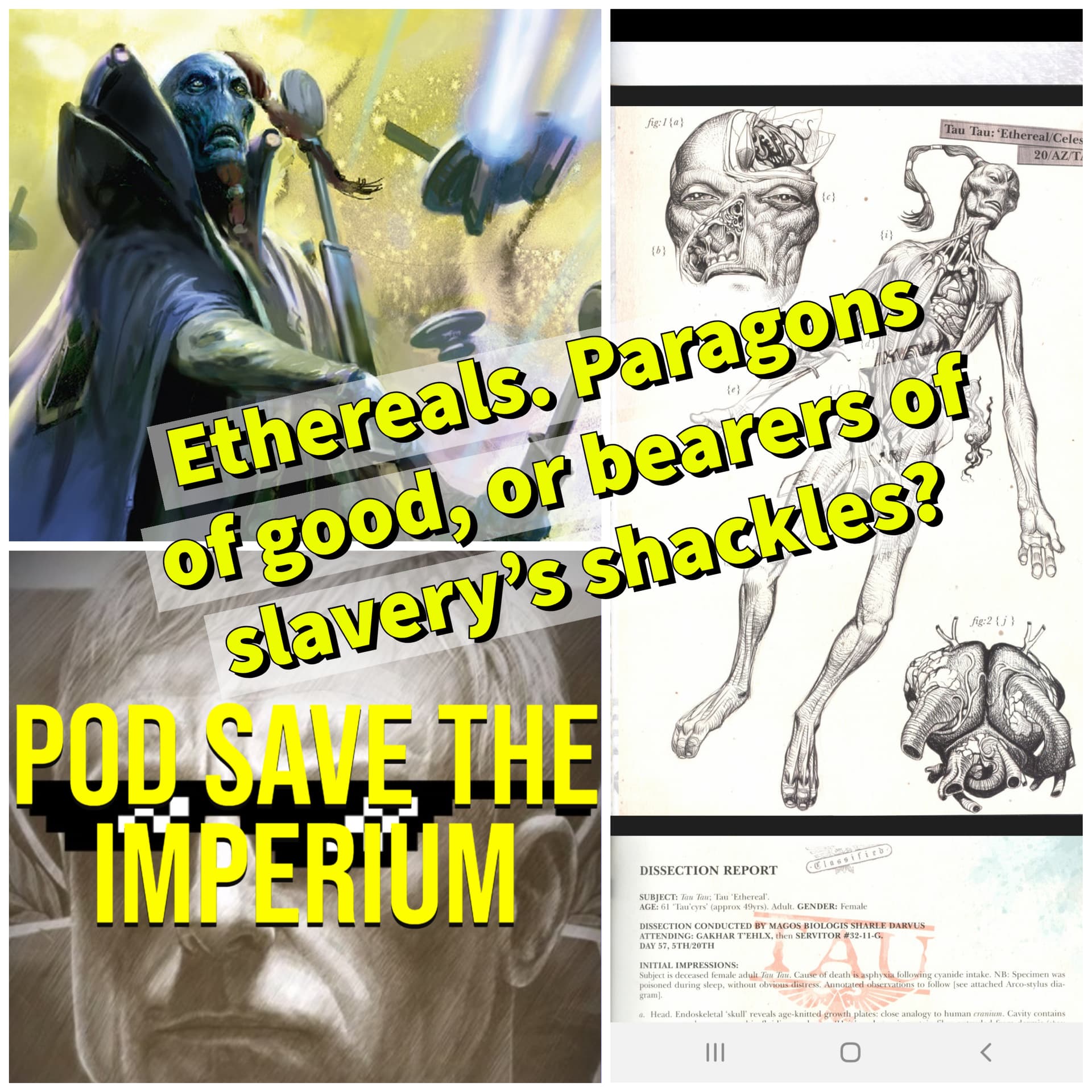 Tau Ethereal Caste, Paragons of the Greater Good? - Pod Save the Imperium cover