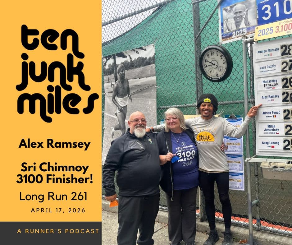 Long Run 261 - Alex Ramsey - Sri Chimnoy 3100 Finisher - Ten Junk Miles cover