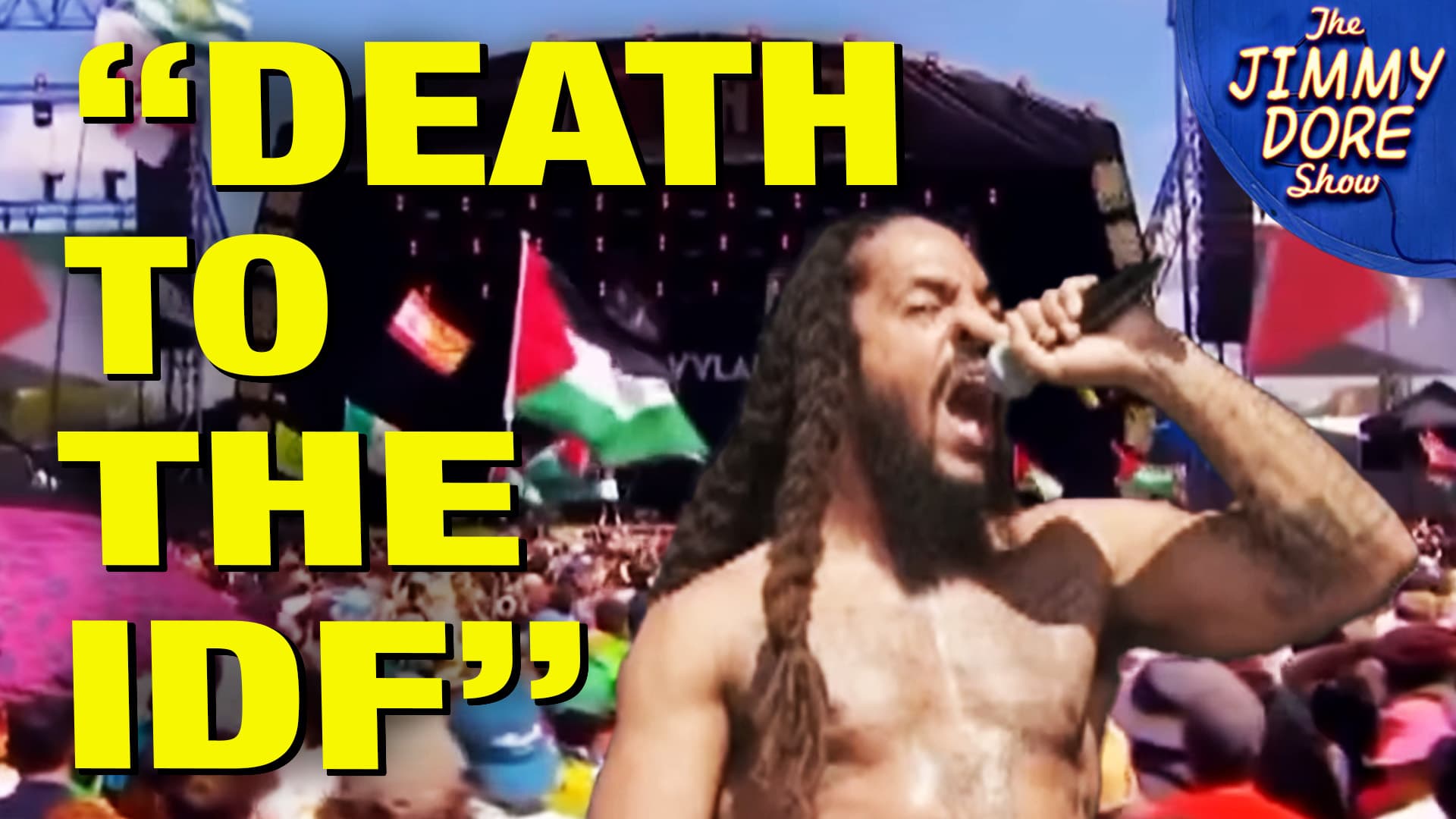 U.S. CANCELS Bob Vylan Rap Duo After Israel Protest! - The Jimmy Dore Show cover