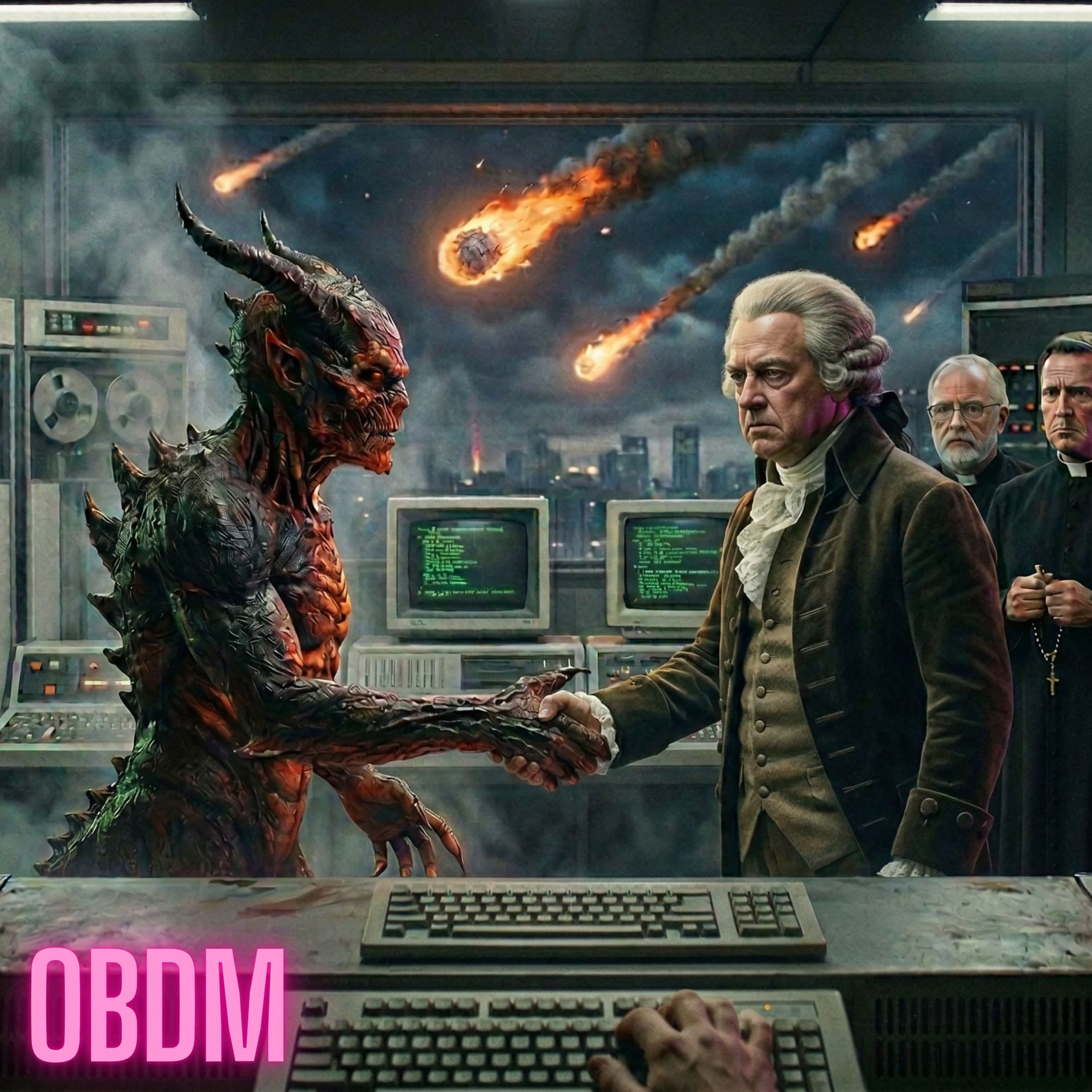 OBDM1376 - Demon UFOs | Meteor Rash | The Fed | Vatican Exorcists - Our Big Dumb Mouth cover