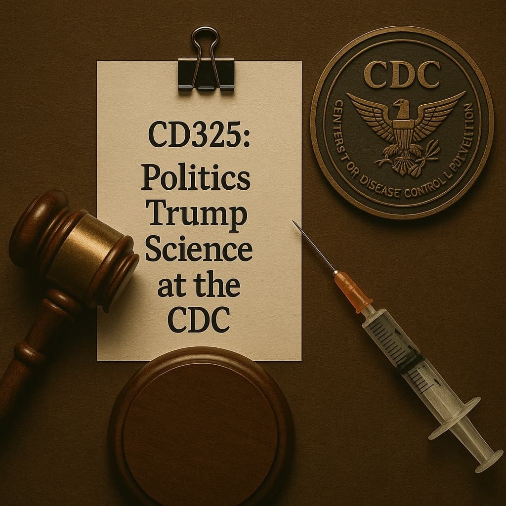 CD325: Politics Trump Science at the CDC - Congressional Dish cover