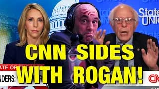 SHOCKING! CNN Actually DEFENDS Joe Rogan & Bernie Sanders! - The Jimmy Dore Show cover