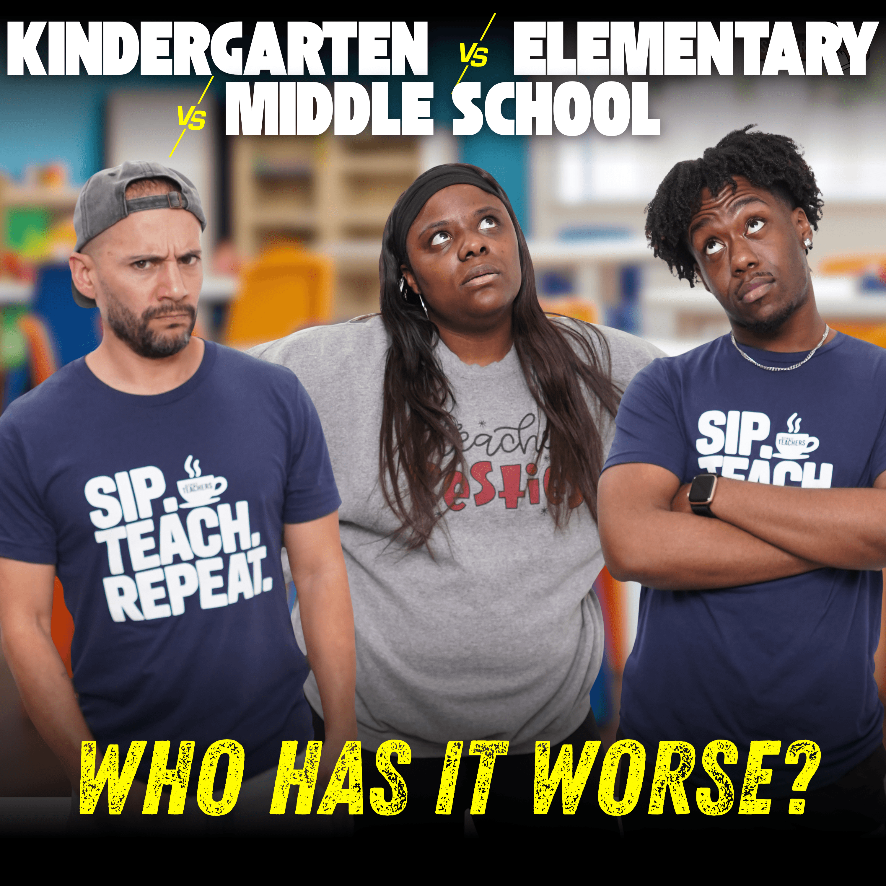 Kindergarten vs. Elementary vs. Middle School: Who Has It Worse? - Teachers Off Duty cover