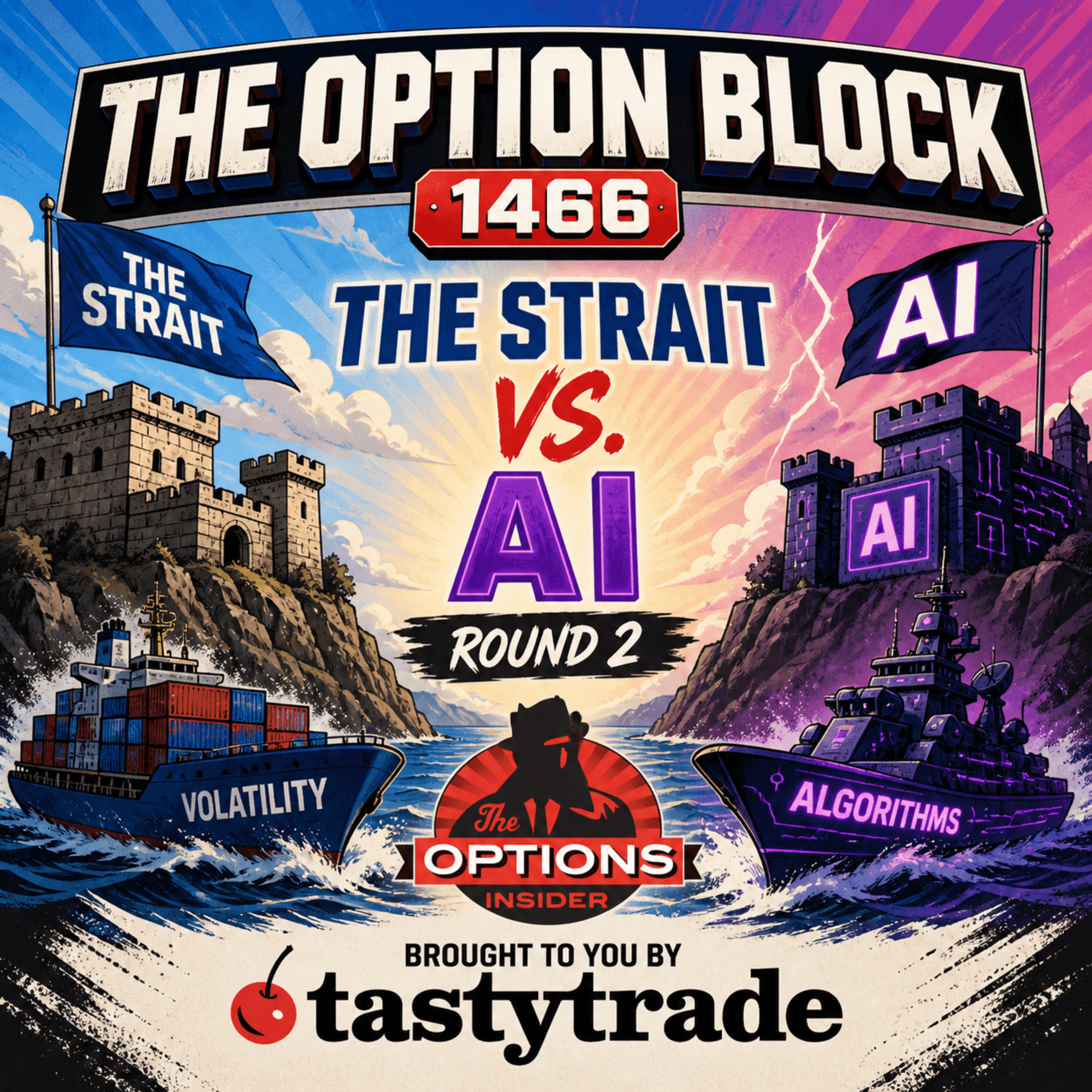 The Option Block 1466: The Strait vs. AI - Round 2 - The Options Insider Radio Network cover
