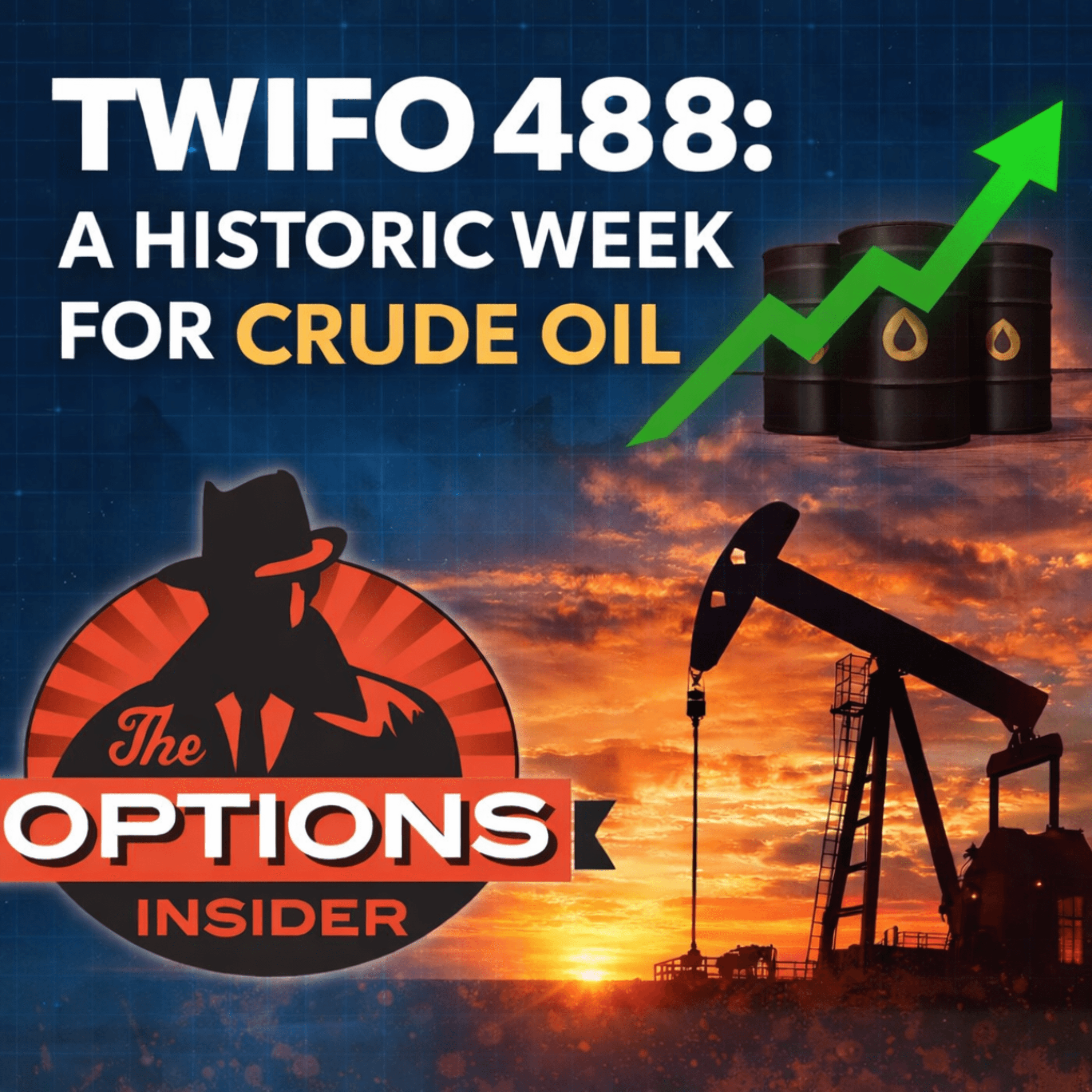 TWIFO 488: A Historic Week for Crude Oil - The Options Insider Radio Network cover