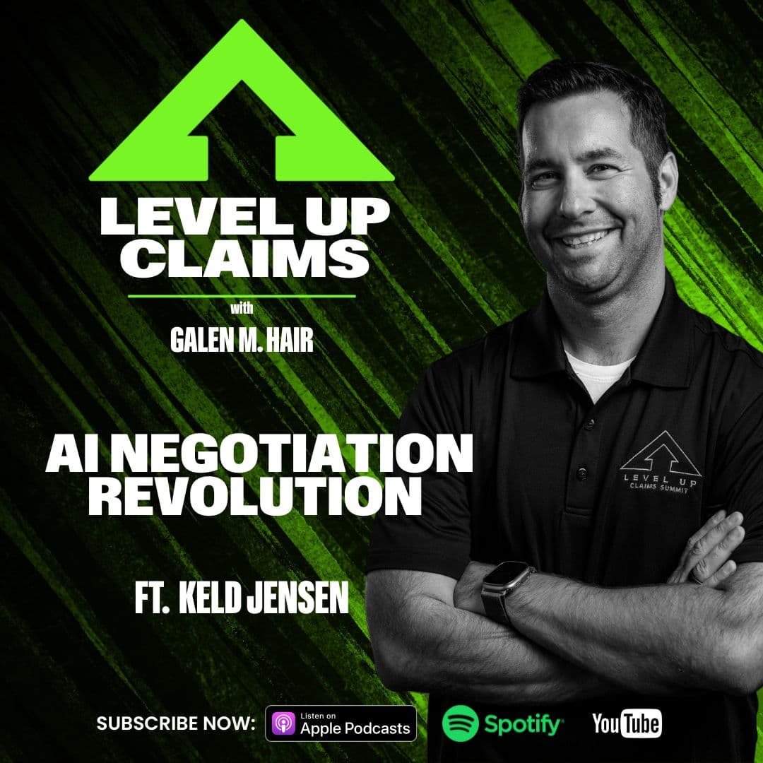 AI Negotiation Revolution with Keld Jensen - Episode 146 - Level Up Claims cover