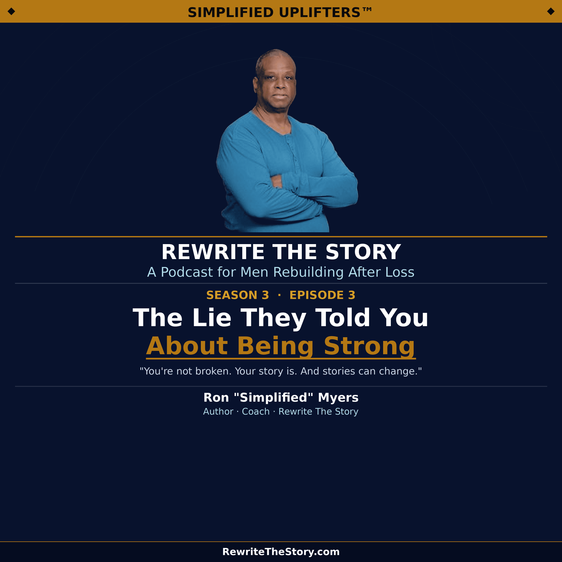 The Lie They Told You About Being Strong — Simplifying Life Taking Back Your Power cover