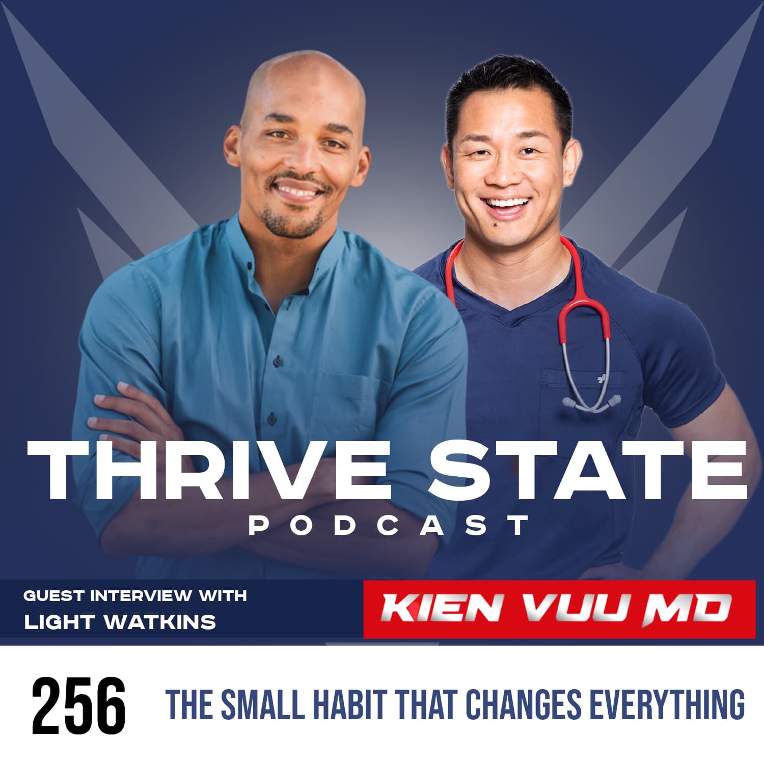 256. The Small Habit That Changes Everything with Light Watkins - Thrive State Podcast cover