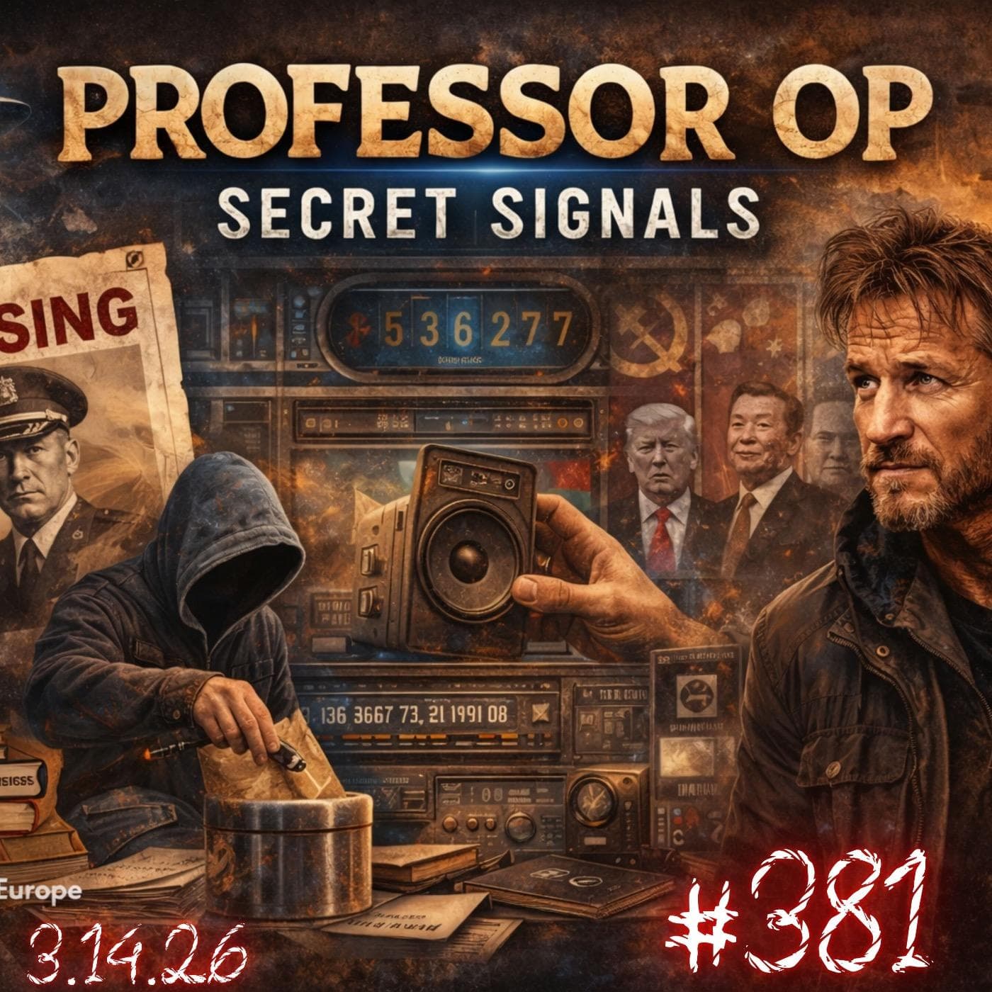 #381 - Professor Op | Secret Signals - Grimerica Outlawed cover