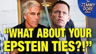BREAKING! Peter Thiel CONFRONTED Over Epstein Ties! - The Jimmy Dore Show cover