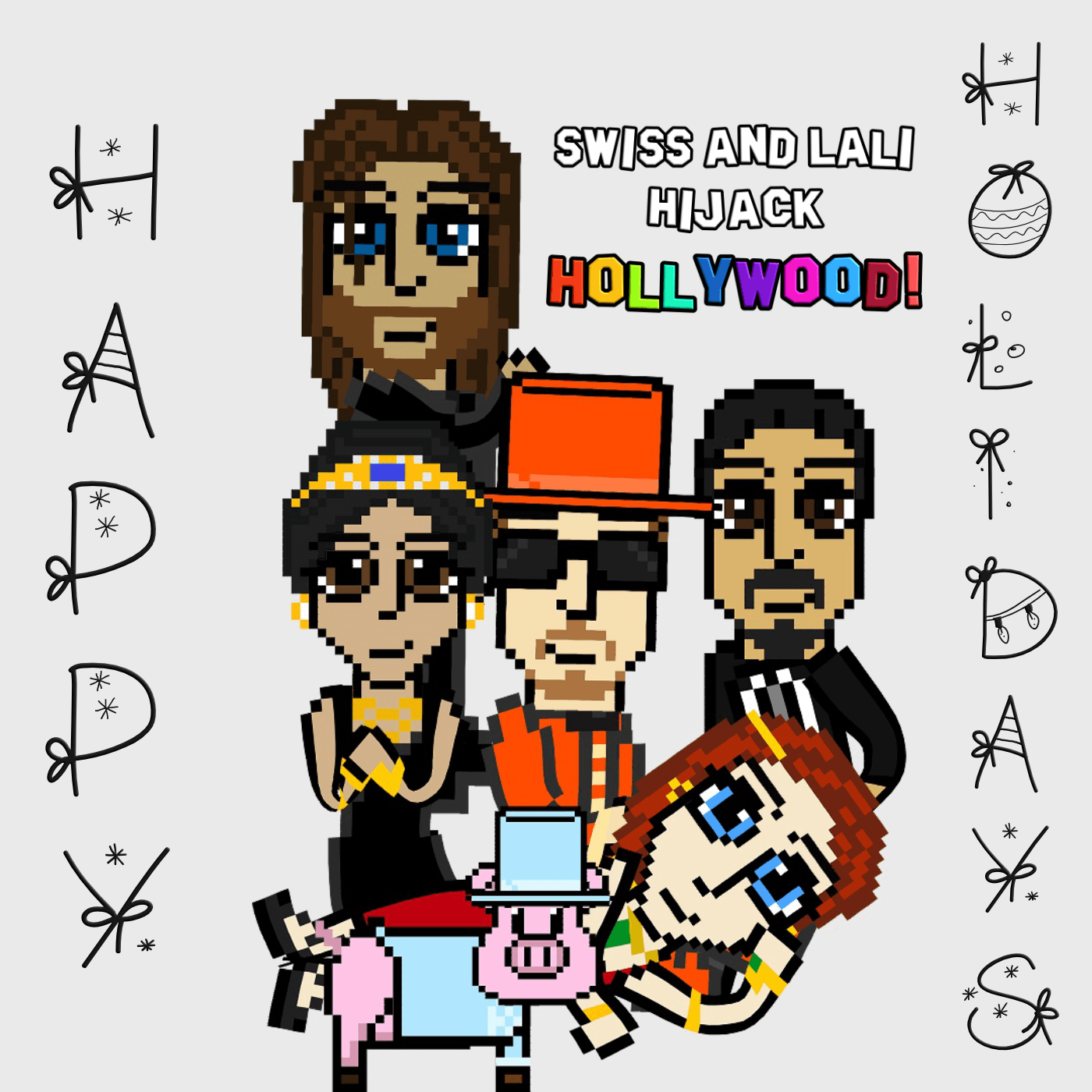Happy Holly(wood) Days!! - Swiss and Lali Hijack HOLLYWOOD! cover
