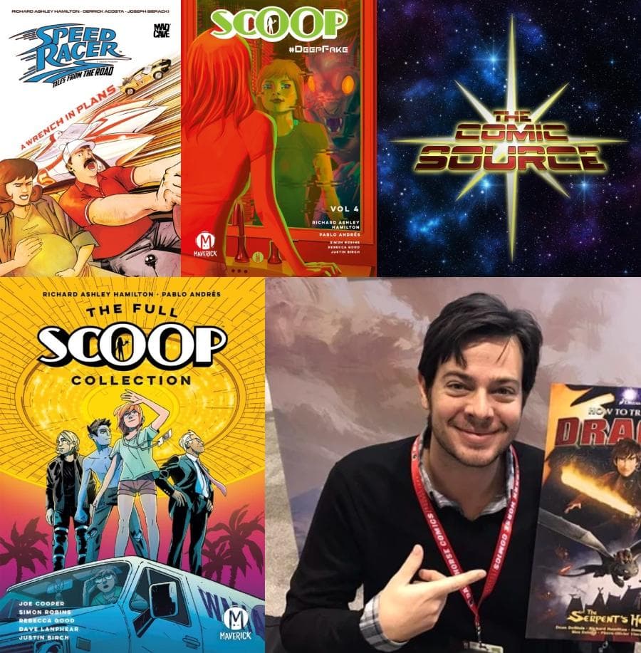 Scoop Vol 4 & Speed Racer with Richard Ashley Hamilton - The Comic Source Podcast cover