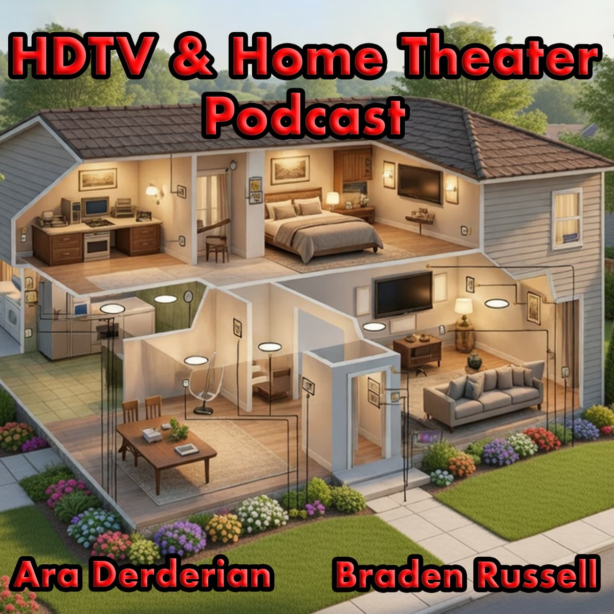 Podcast #1240: Ara's New Home Design (Network, Smart Home, and AV) - HDTV and Home Theater Podcast cover