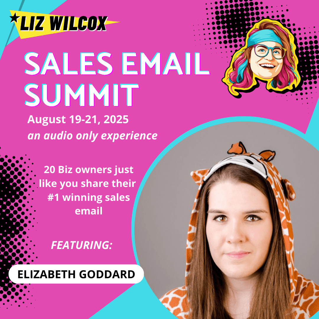 *SALES EMAIL SUMMIT* Lizzy Goddard –using audience feedback to make bank in affiliate commissions — The Email Sound Booth with Liz Wilcox cover