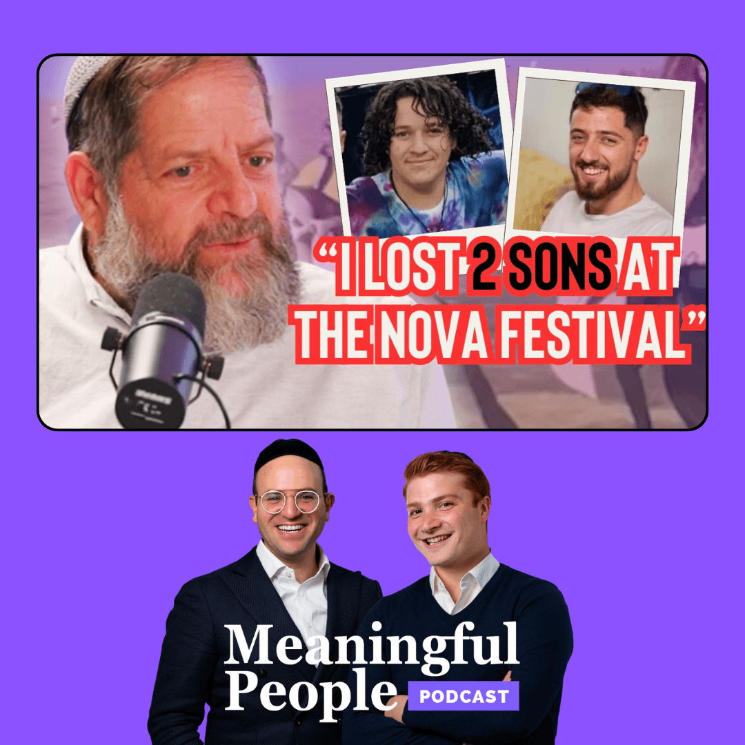 Yerucham Rivlin | A Father's Grief And AMAZING Faith After Hamas's Attack - Meaningful People cover